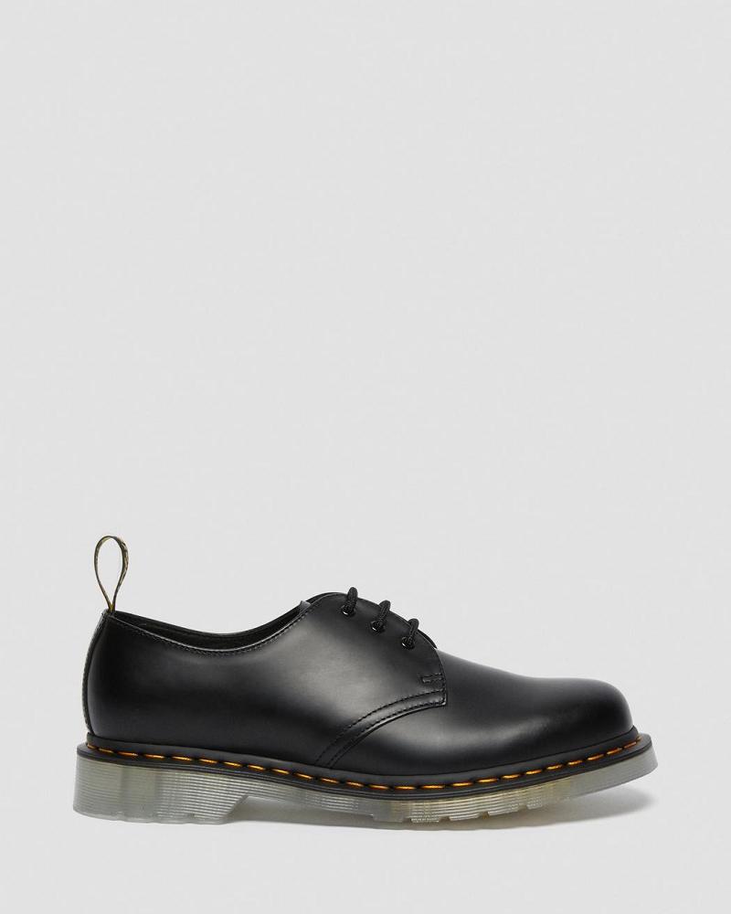 Dr Martens 1461 Iced Smooth Leren Oxford Schoenen Dames Zwart | NL 442DFM